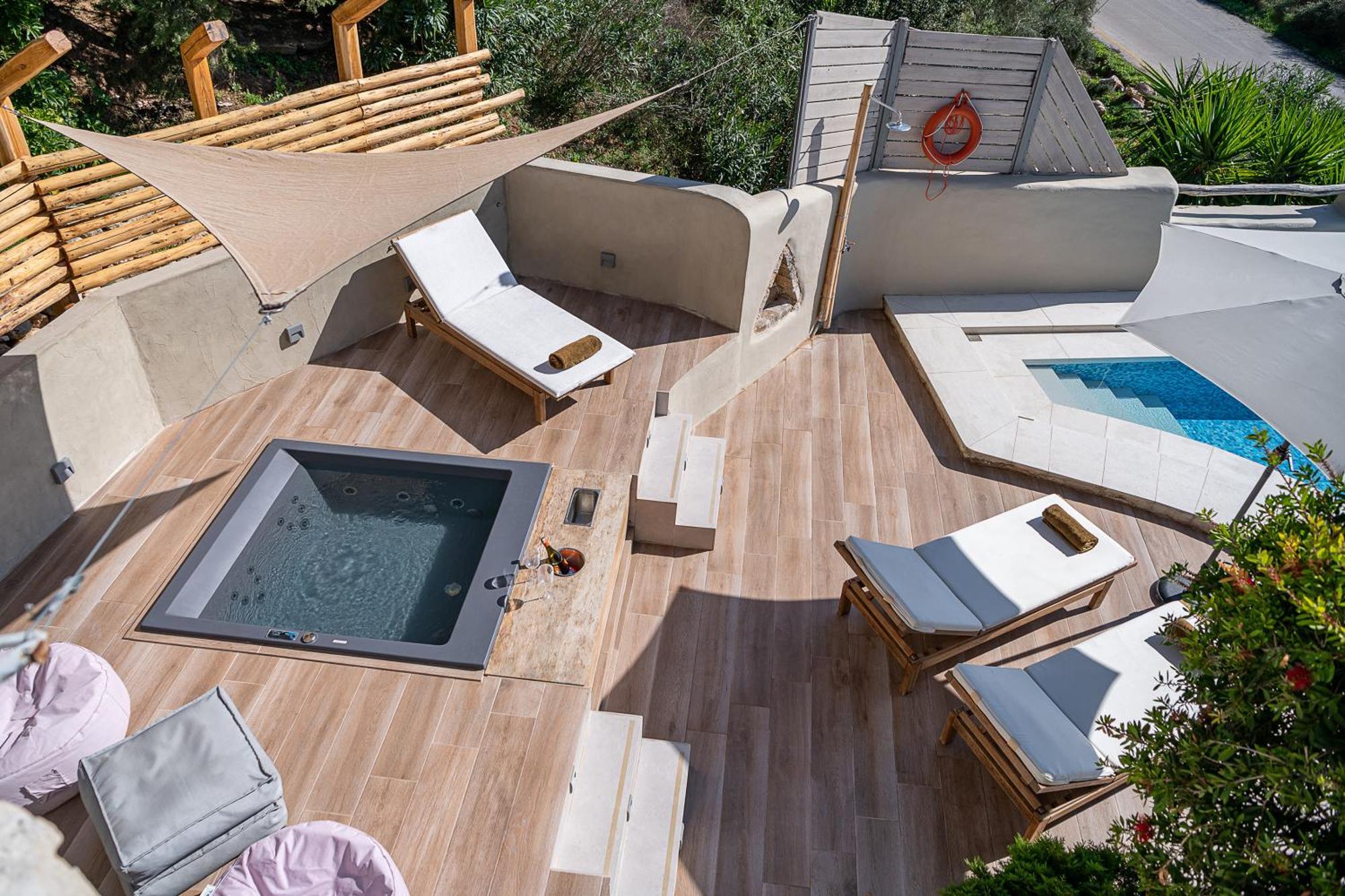 Verekinthos Villas - Pool, Hot Tub, Bbq, Kids Playground, Stunning Mountain Views Yerolákkos Eksteriør bilde